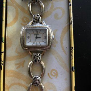 Brighton watch - silver and gold